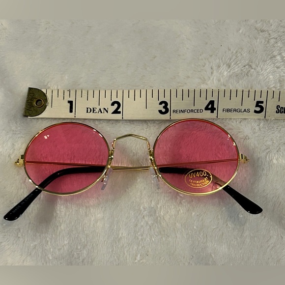 Pink Round Lens Sunglasses - Picture 11 of 11
